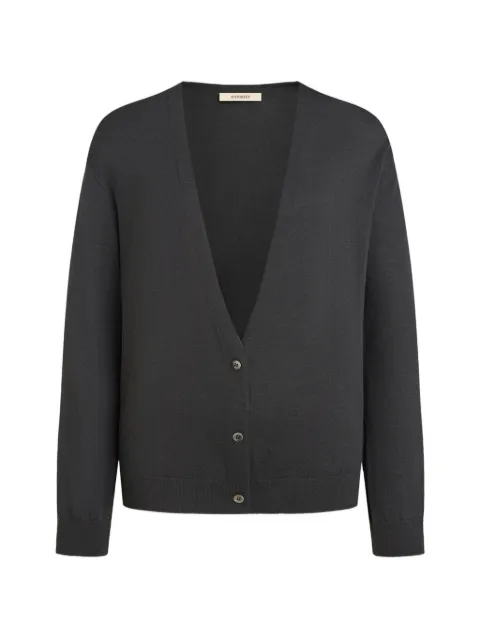 12 STOREEZ V-neck cardigan Grey 130386