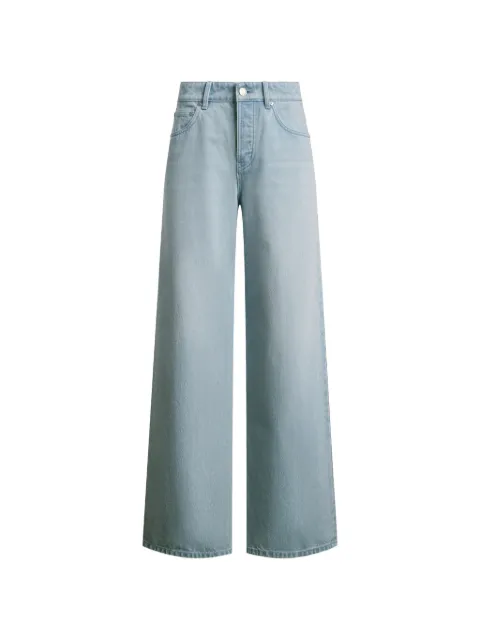 12 STOREEZ 431 button-fastening wide-leg jeans Blue 135363