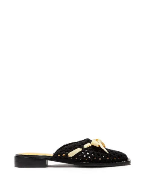 LILI CURIA Lina bow-detail sandals Black LC82006