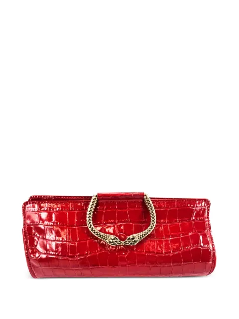 Madison Maison Moc Croc clutch bag Red 1445