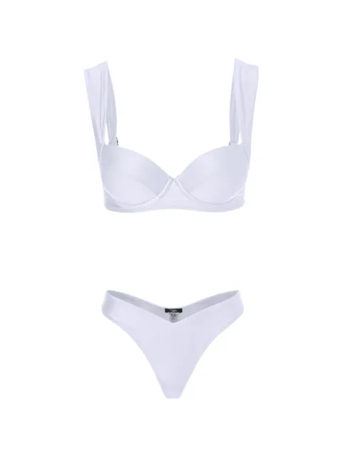 Noire Swimwear Ava Ivy bikini White NSW471
