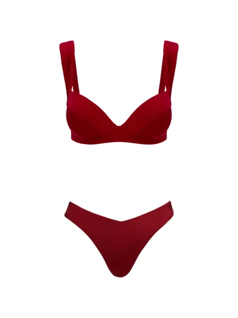 Noire Swimwear Ava Ivy underwired bikini Red NSW471