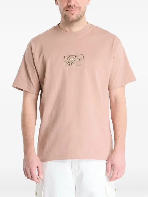 Vans logo-embroidered T-shirt Neutrals VN000RAPE2V1