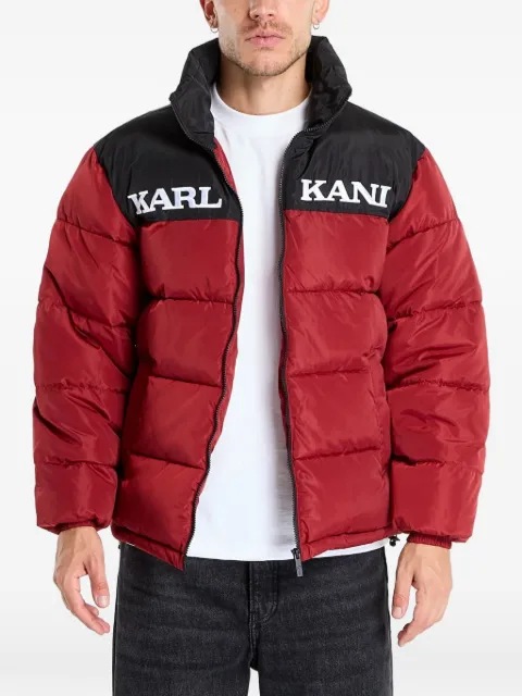 karl kani logo-print quilted jacket Red PD00007603
