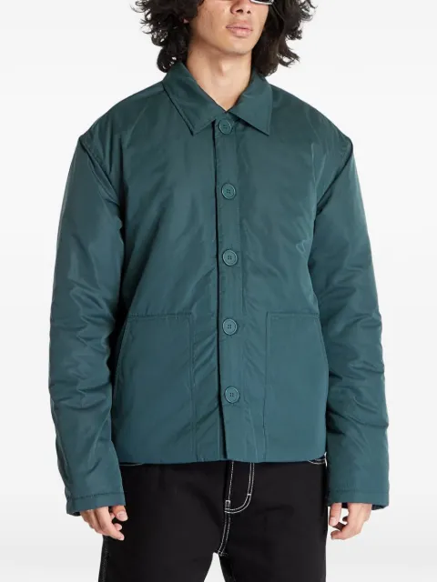 Urban Classics button-up patch-pocket jacket Green TB590502245