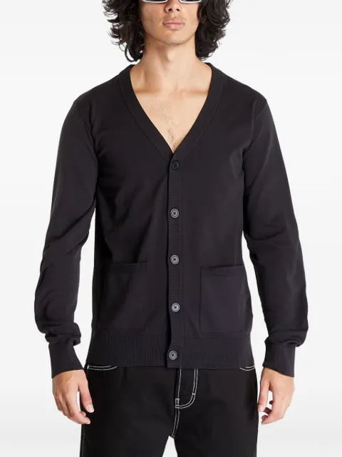 Urban Classics V-neck patch-pocket cardigan Silver TB4945