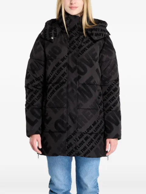 Desigual long-sleeve padded coat Black 25WWEW232000