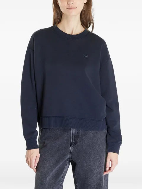 LEE logo-embroidered sweater Blue 112350241