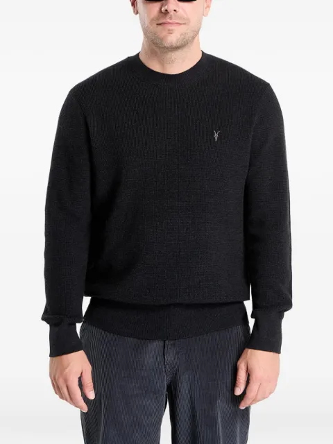 AllSaints Aspen waffle-knit sweater Black M089KB