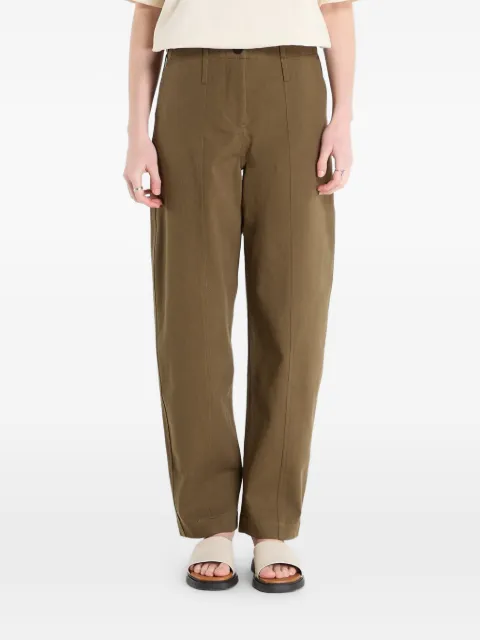 SAMSOE SAMSOE Sadide seam-detail trousers Green F24200101190618TCX