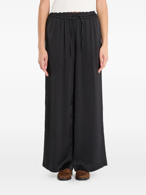 SAMSOE SAMSOE elasticated-waistband palazzo pants Black F24300151CLR000021