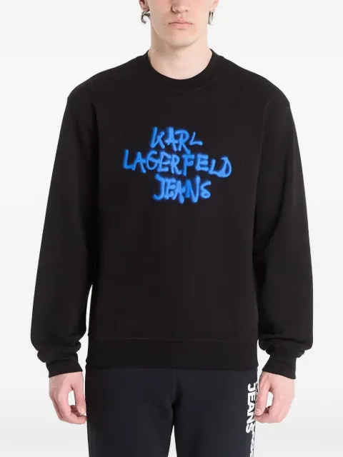 Karl Lagerfeld Jeans logo-print sweatshirt Black B1M20051999
