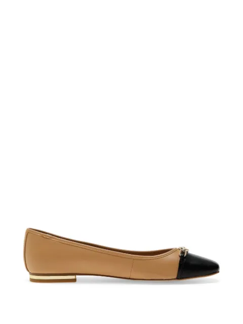 Aldo Krishelle chain-detail square-toe ballet flats Neutrals 13917657