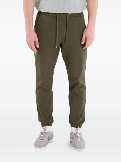 GAP drawstring elasticated-cuff track pants Green 73789805