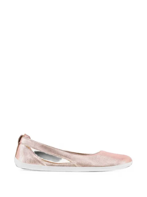 Be Lenka metallic cut-out ballet flats Pink VRH7ZKUE9G