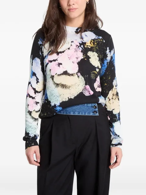 Desigual x Christian Lacroix floral-print sweater Black 25WWJF465025