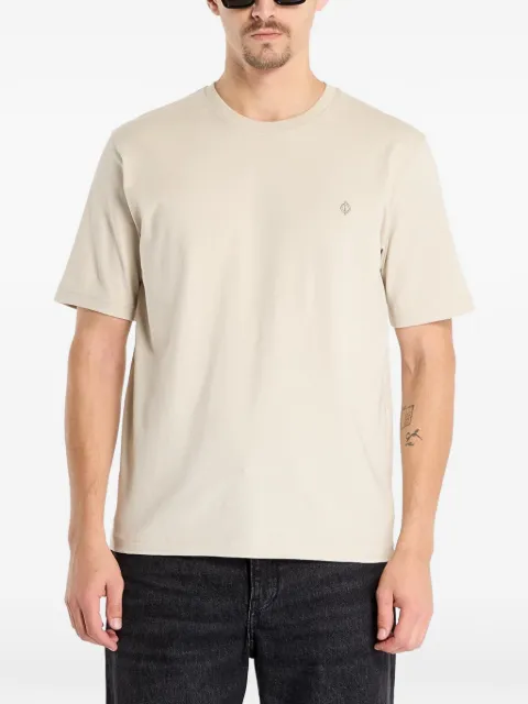 SAMSOE SAMSOE logo-detail T-shirt Neutrals M25200076130401TPX