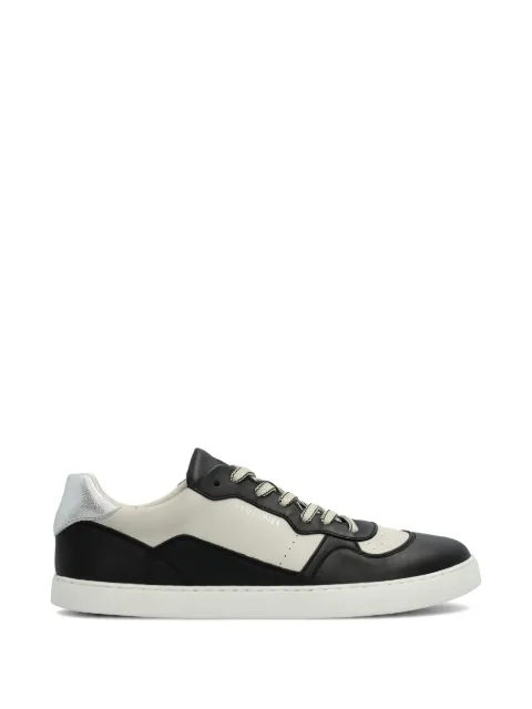 GROUNDIES panelled perforated sneakers Black GND12011214
