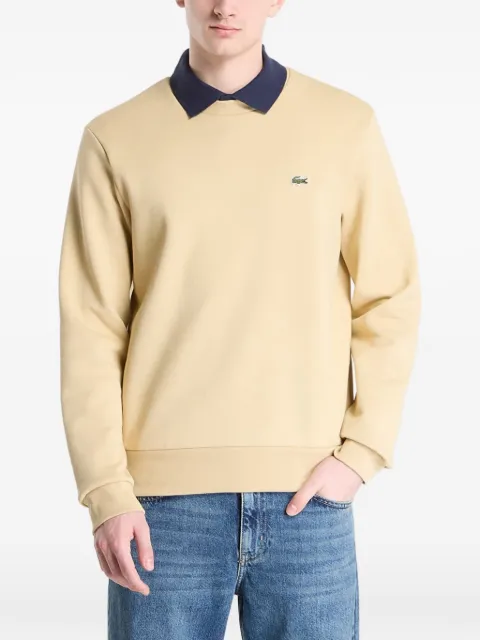 Lacoste logo-patch sweater Neutrals SH9608