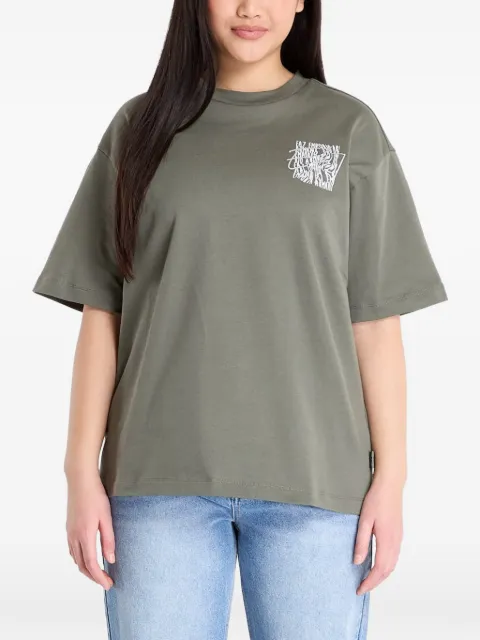 Ea7 Emporio Armani logo-print T-shirt Green 7W000726AF12957