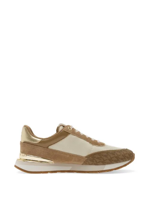 Michael Kors monogram-print sneakers Brown 43R6NOFS2D293