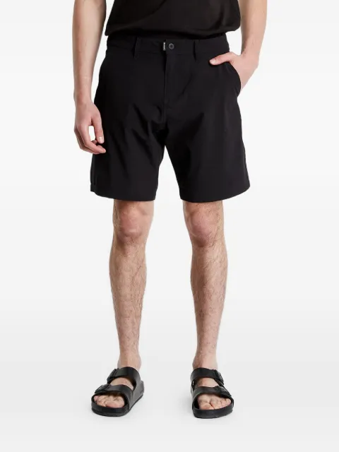Horsefeathers Cruz logo-patch shorts Black SM1214A