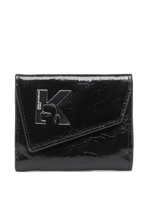 Karl Lagerfeld Jeans logo-plaque wallet Black B1W30191999