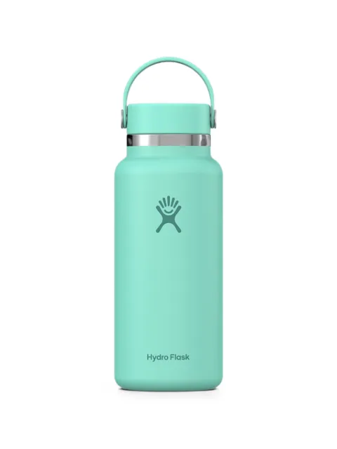 Hydro Flask logo-print water bottle (946 ml) Green W32CTS344