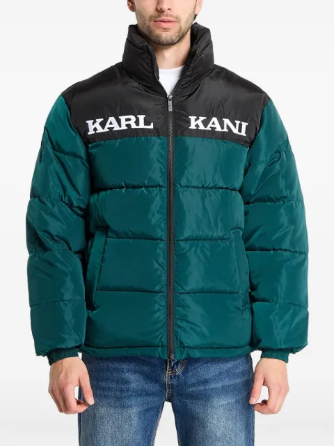 karl kani logo-print padded jacket Green PD00008884