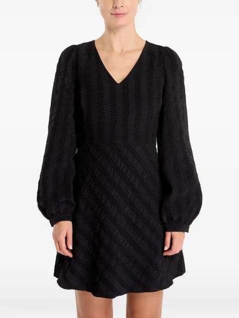 SAMSOE SAMSOE puff-sleeve mini dress Black F25400090