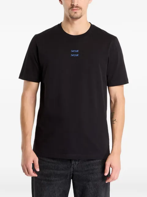 SAMSOE SAMSOE graphic-print T-shirt Black M25400096CLR002476