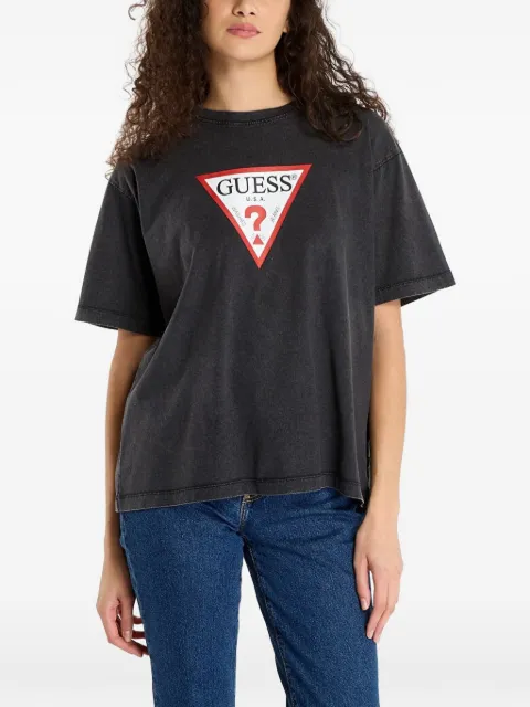 GUESS USA logo-print T-shirt Grey W5BI24K8HM0JTMU