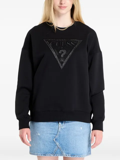 GUESS USA logo sweatshirt Black W5BQ11KC8I1