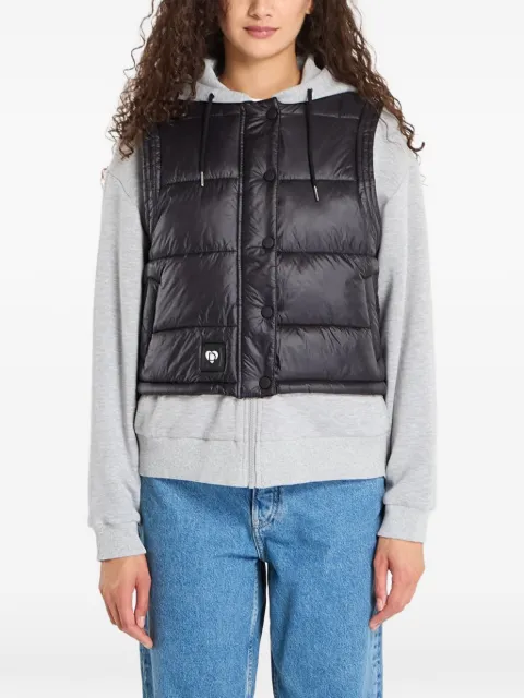 Desigual quilted hooded jacket Black 25WWSK052042