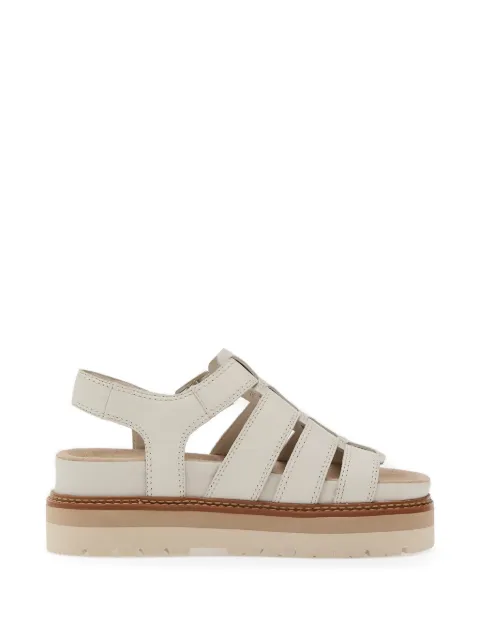 Clarks buckle platform sandals White 26176318