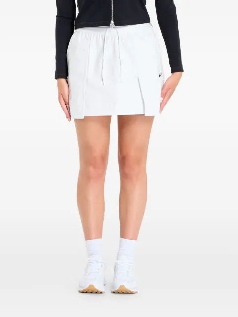 Nike drawstring pleated mini skirt White IB2034