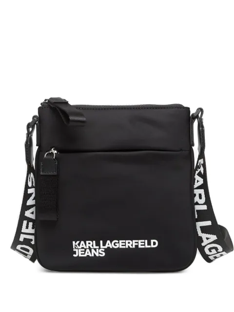 Karl Lagerfeld Jeans small logo-print messenger bag Black B1M30228999