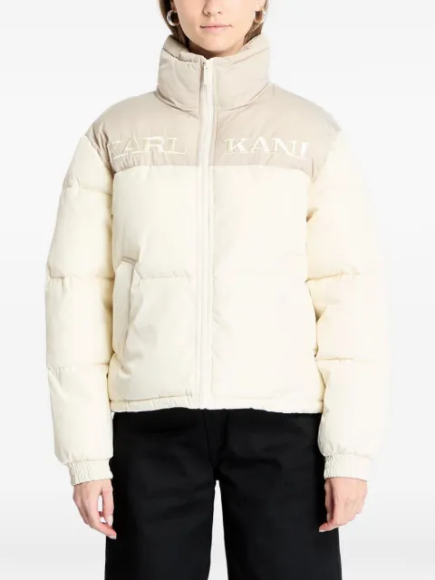 karl kani Retro Essential two-tone padded jacket Neutrals 61760016