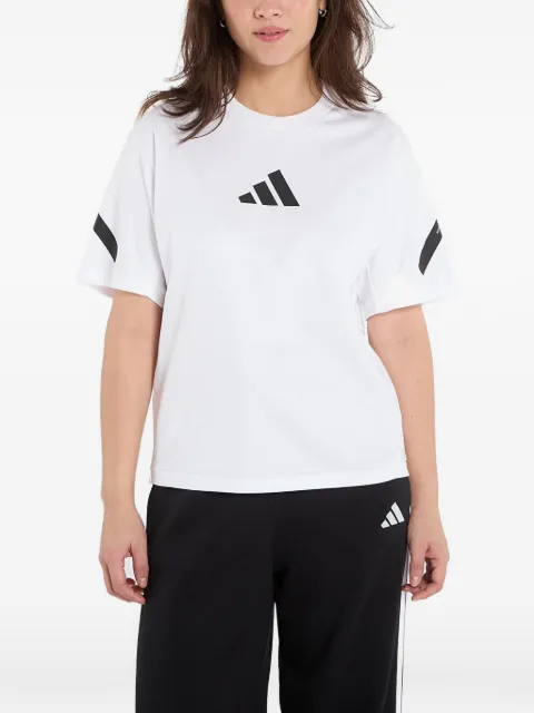 adidas Z.N.E. logo-print T-shirt White JE7857