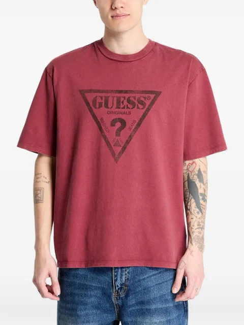 GUESS USA logo-print T-shirt Red M4BI13K8FQ4F5E9