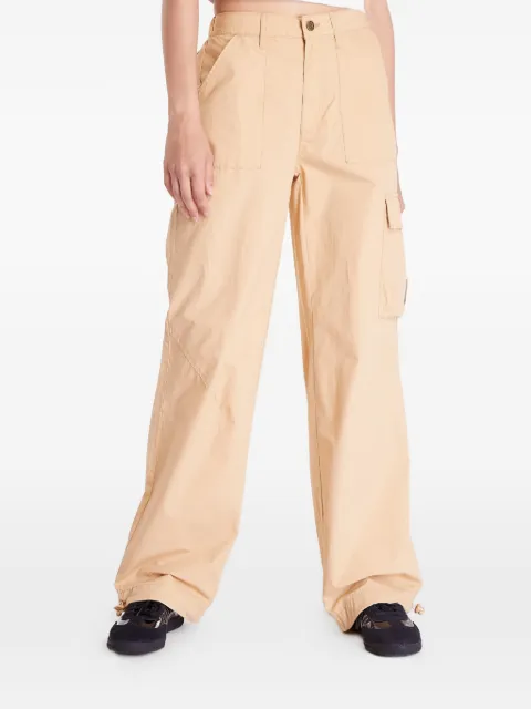 karl kani logo-embroidered cargo pants Neutrals KW2420212