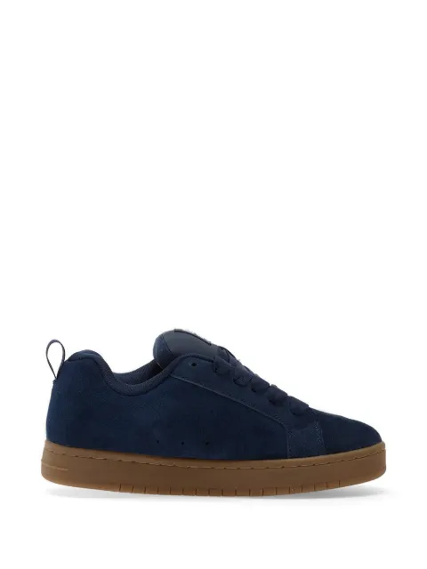 DC Shoes Court Graffik logo-appliqué suede sneakers Blue DC01665410