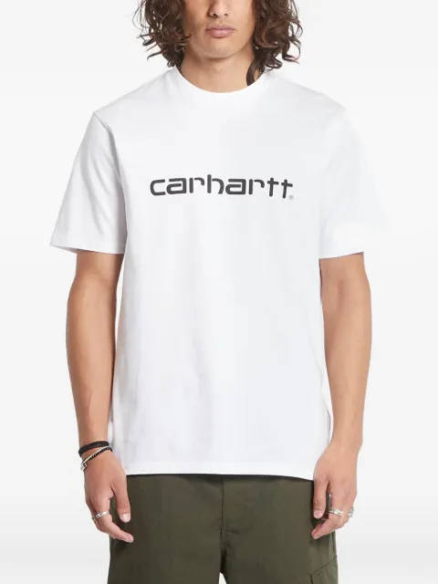 Carhartt WIP logo-print T-shirt White I03104700AXX
