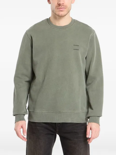 SAMSOE SAMSOE logo-print sweatshirt Grey M25400040