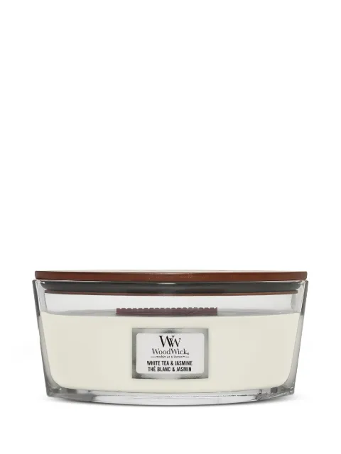 WoodWick logo-print label candle Neutrals 31999