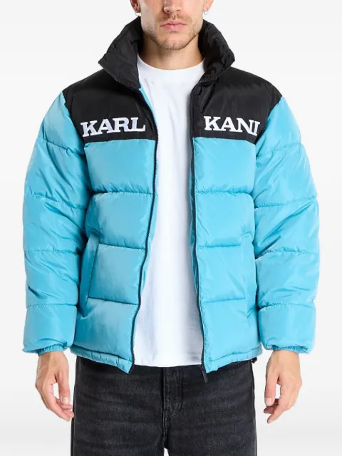 karl kani logo-print padded jacket Blue PD00007604