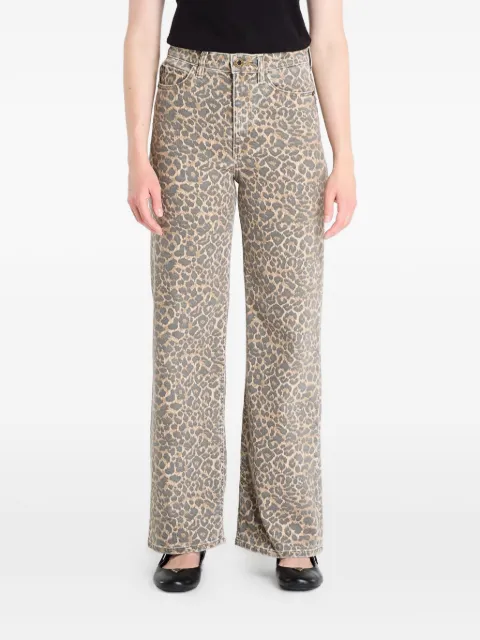 GUESS USA leopard-print jeans Neutrals W5YA1AWHFP2