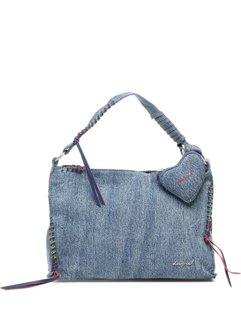 Desigual denim tote bag Blue 26SAXD31
