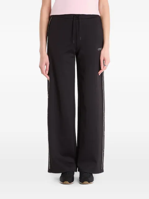 GUESS USA logo-embellished track pants Black V5BB12KCX22