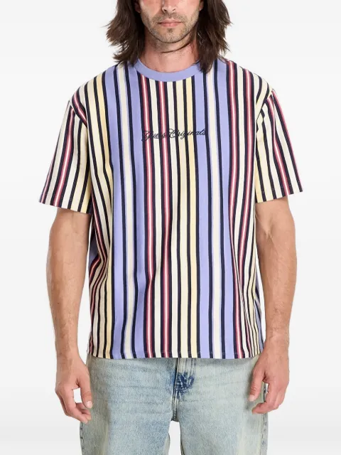 GUESS USA vertical-stripe T-shirt Purple M5GI59K8FQ4